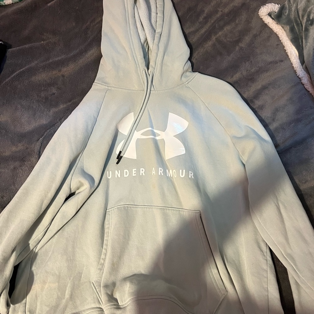 Light blue Under Armour hoodie
